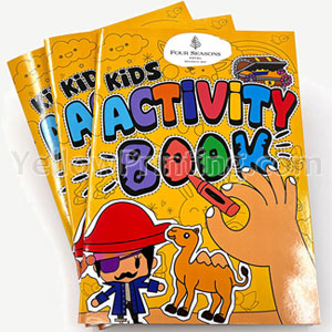 Children Softcover Saddle Stitch Children Activity Drawing Coloring Text Books Service For Kids