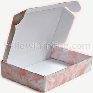 Buy Wholesale China Custom Logo White Pink Corrugated Carton Box