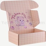 Custom Logo Printed Flat Pack Paper Packaging Box Corrugated Carton Boxes Cardboard Folded Box