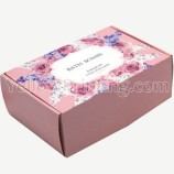 Durable Rigid Corrugated Paper Cardboard Folding Packaging Boxes For Small Business Cosmetics